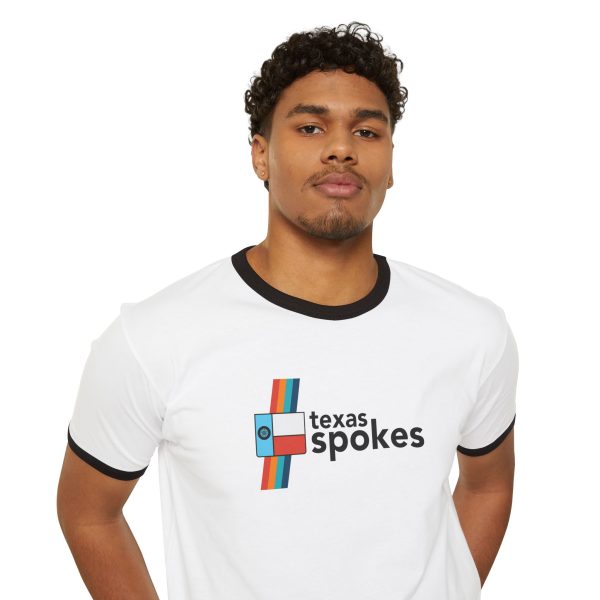 Spokes Racing Stripes Ringer T-Shirt - Image 2